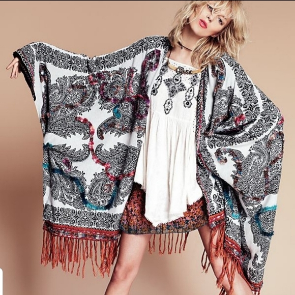 ISO free people HENDRIX KIMONO - Picture 1 of 1